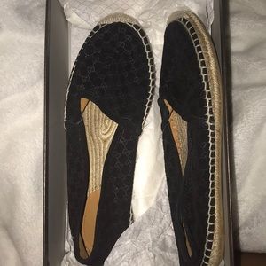 Gucci Guccisima print Suede espadrilles